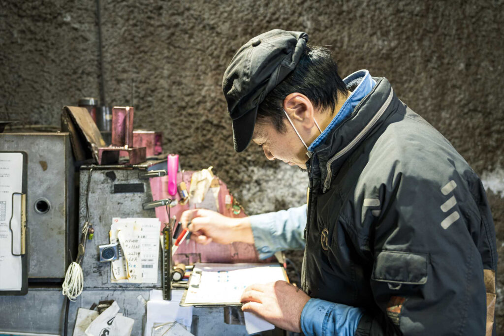 切断部門
